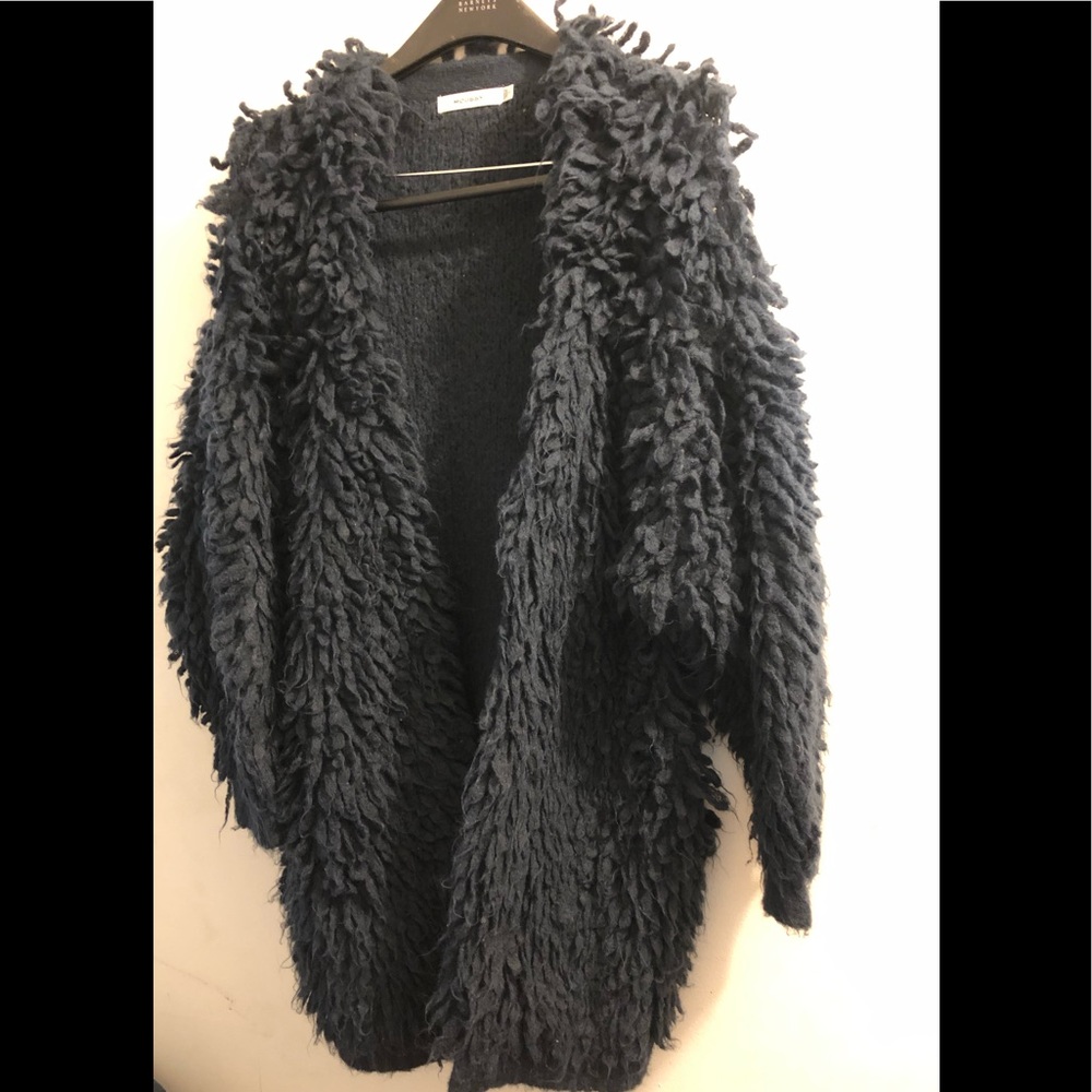 Moussy Cardigan faux Fur